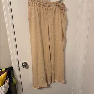 Aerie Light Tan Lounge Pants